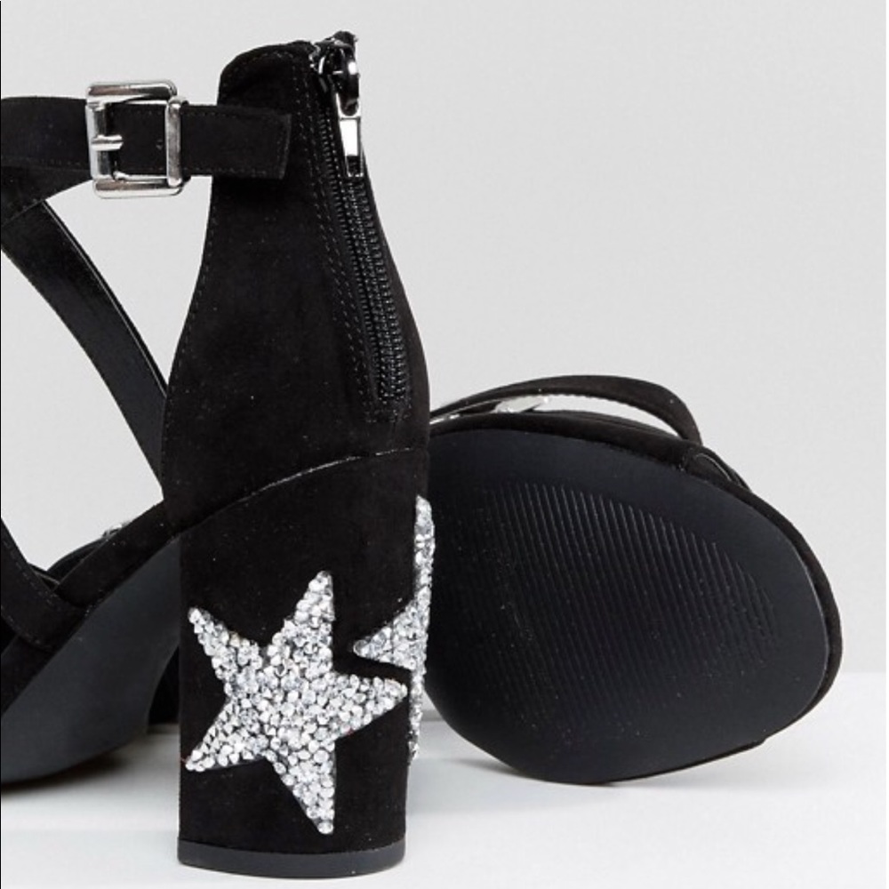 Star Embellished Chunky Heel Sandal - Picture 3 of 4